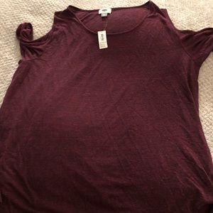 Old Navy Cold Shoulder Top